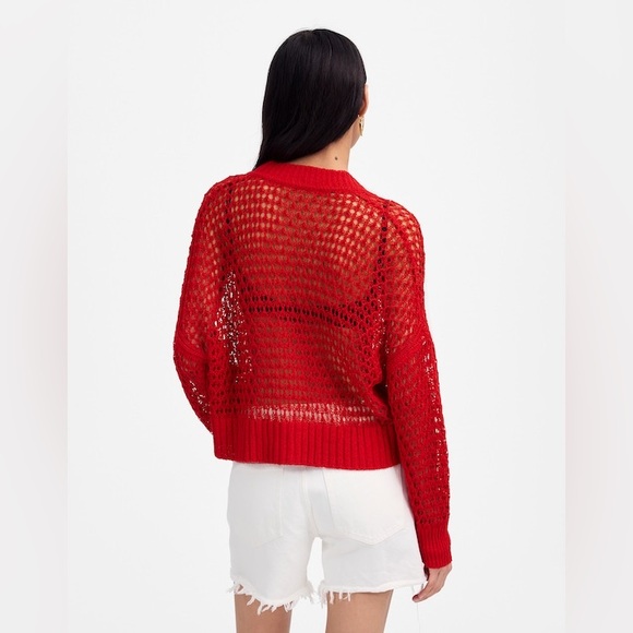 Madewell Open-Stitch V-Neck Cardigan - Picture 8 of 8